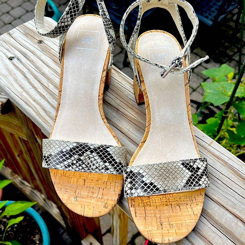 Snakeskin sandals